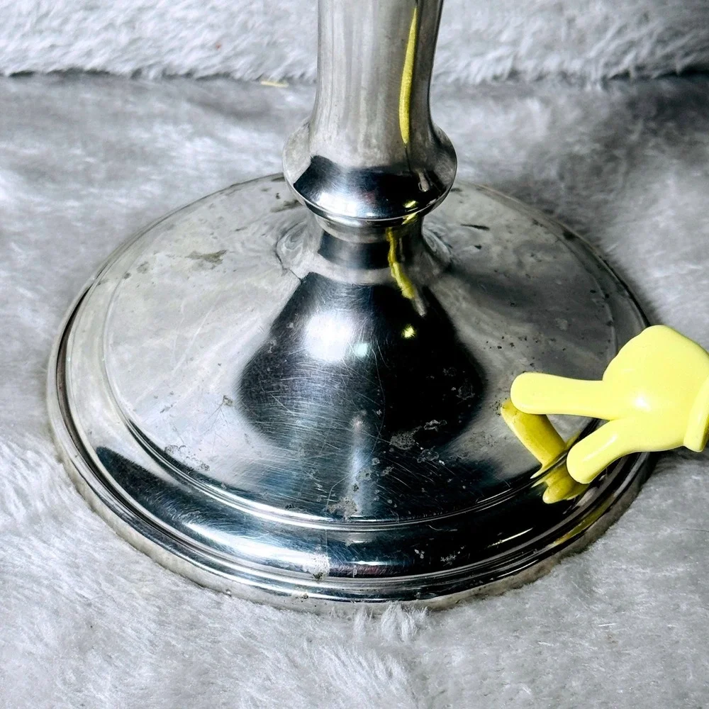 Reed & Barton Pewter‎ Candlestick B790 Tall Vintage 8″–10″ Classic Metal Holder